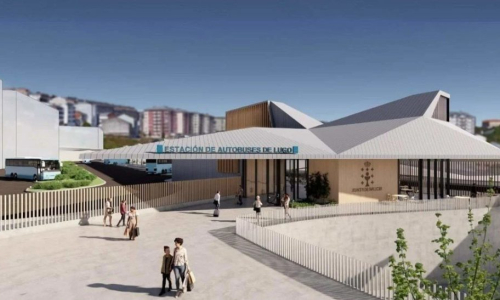 En Lugo, Copasa construirá una terminal de autobuses con aparcamiento subterráneo.
